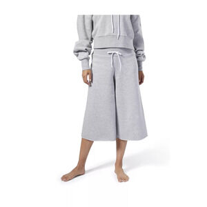 Reebok Studio Wide Leg Pants Gray Size Small NWT